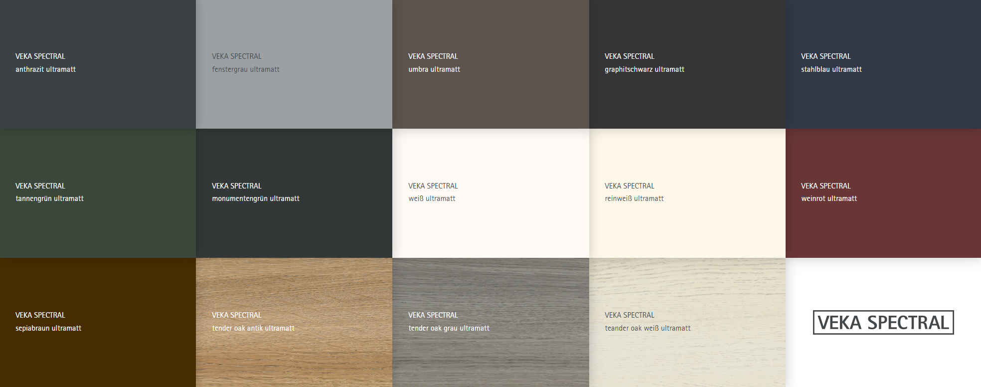 VEKA Spectral Colour Palette